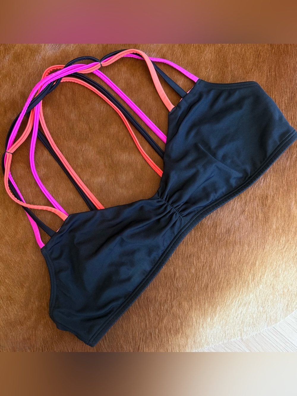 VS PINK Bikini Top (Padding Removed)